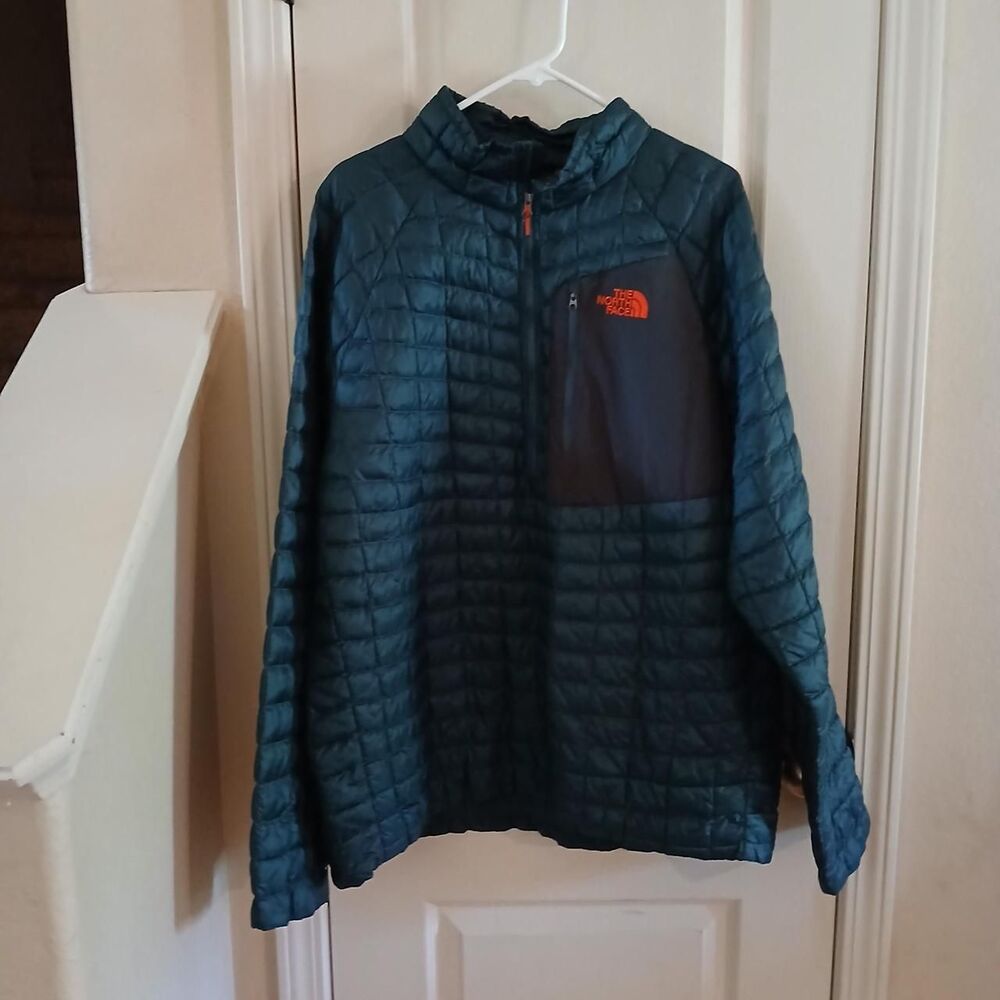 The North Face Blue ThermoBall 1/2-Zip Pullover Jacket Men’s XL Gorpcore Utility